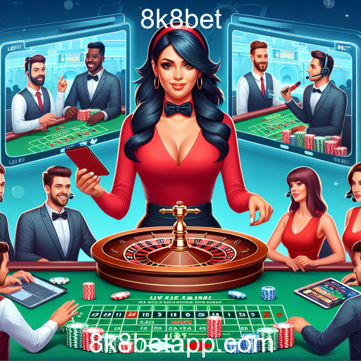 A Experiência Imersiva do Cassino Vivo no 8k8bet